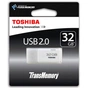 USB флеш накопичувач Toshiba 32GB TransMemory USB 2.0 (THNU32HAYWHT(6) - зменшене зображення 2