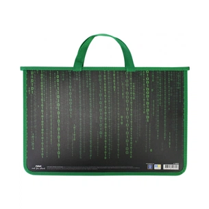 Папка - портфель Maxi А4 пластиковий на блискавці (MX30052) зображення 1