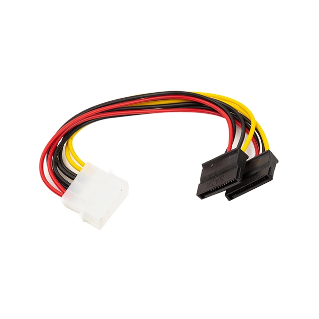 Перехідник Power Molex to 2 SATA 0.15m PowerPlant (CA913060) - picture 1