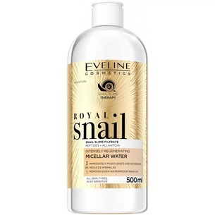 Міцелярна вода Eveline Cosmetics Royal Snail Інтенсивно відновлююча 500 мл (5901761988321) зображення 1