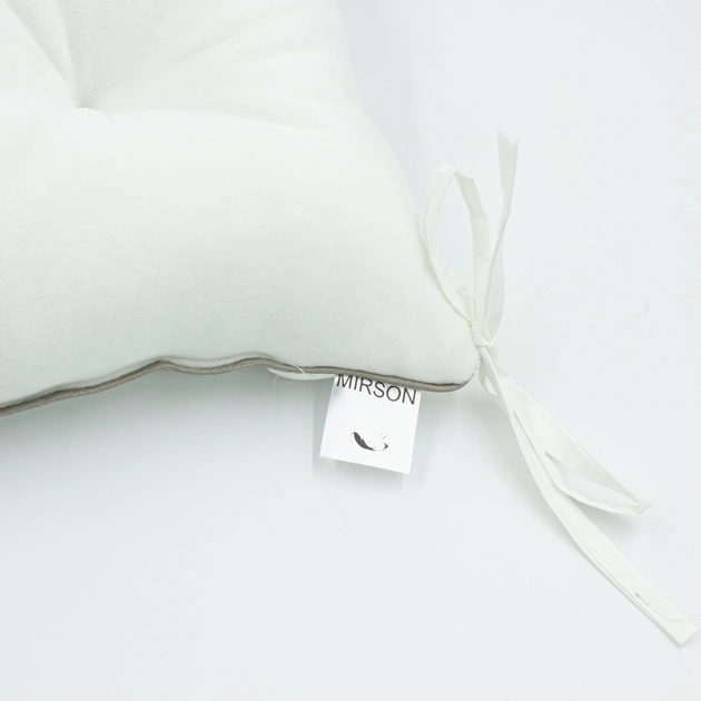 Подушка на стілець MirSon 28-0001 White Velvet 40х50 см (2200006275701) - picture 2