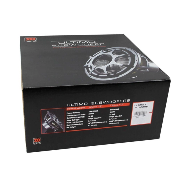 Сабвуферний динамік Morel ULTIMO TITANIUM 124 - picture 6