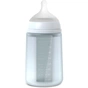 Пляшечка для годування Suavinex Colour Essence, 240 мл, силіконова, 240 мл, фізіологічна соска повільний потік, , світло-блакитн (308653) - зменшене зображення 2