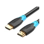 Кабель мультимедійний HDMI M to HDMI M 10.0m black VENTION (AACBL) - зменшене зображення 1