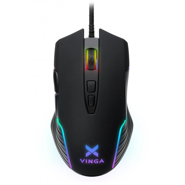 Мишка Vinga MSG-200 Black - зображення 1