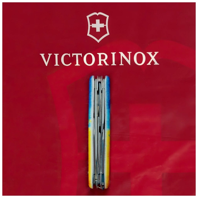 Ніж Victorinox Climber Ukraine Жовто-синій малюнок (1.3703.7_T3100p) - зображення 8