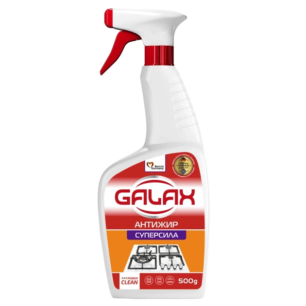 Спрей для чистки кухни Galax das PowerClean Анти-Жир Суперсила 500 г (4823128000709) - изображение 1