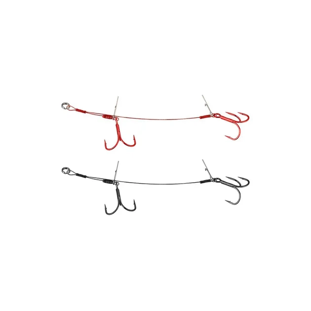 Оснащення Savage Gear Carbon 49 Double Stinger 1/0 11.5 cm 16kg (2 шт/уп.) (1854.04.29) - зображення 1