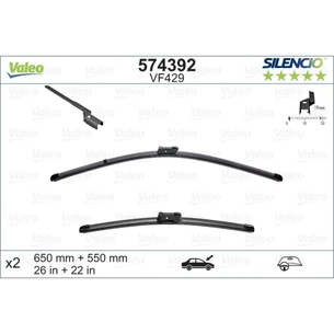 Щітка склоочисника Valeo 574392 зображення 1
