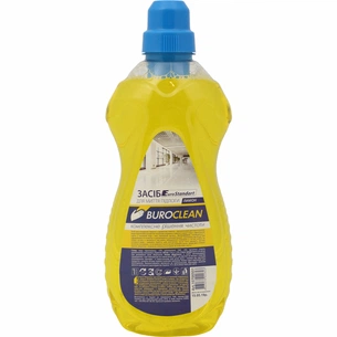 Засіб для миття підлоги Buroclean EuroStandart лимон 1 л (4823078922823) зображення 1