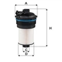 Фільтр паливний Wixfiltron WF8529 - зменшене зображення 1