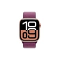 Смарт-годинник Apple Watch Series 10 GPS 42mm Rose Gold Aluminium Case with Plum Sport Loop (MWWK3QH/A) - зменшене зображення 2