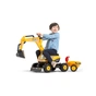 Чудомобіль Falk JCB екскаватор Жовтий (135A) - зменшене зображення 4
