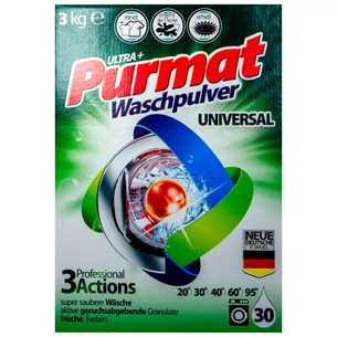 Пральний порошок Purmat Universal 3 кг (4260418932225) зображення 1
