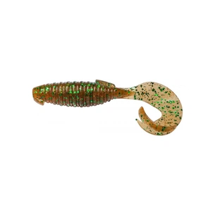 Силікон рибальський Keitech Flapper Grub 4" (7 шт/упак) ц:ea#02 peach green flk. (1551.09.54) зображення 1