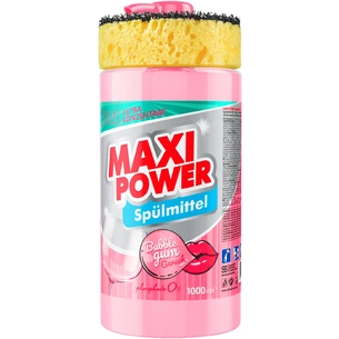 Засіб для ручного миття посуду Maxi Power Бабл Гам 1000 мл (4823098408505) зображення 1