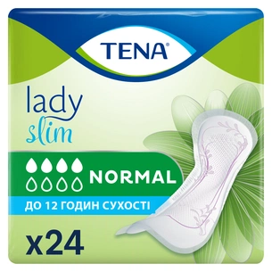 Урологічні прокладки Tena Lady Slim Normal 24 шт. (7322540852141) зображення 1