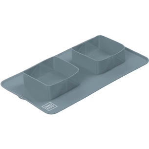 Посуд для собак WAUDOG Silicone Миска складана 385х230х50 мм сіра (508011) зображення 1