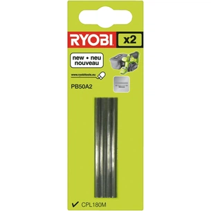 Лезо Ryobi для рубанка PB50A2, комплект 2шт, 50мм, двосторонній (5132002602) зображення 1