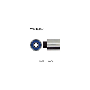 Ролик натягувача ременя SKF VKM 88007 зображення 1