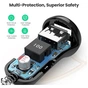 Зарядний пристрій Ugreen ED018 24W 2xUSB Car Charger (Black) (50875) - зменшене зображення 4