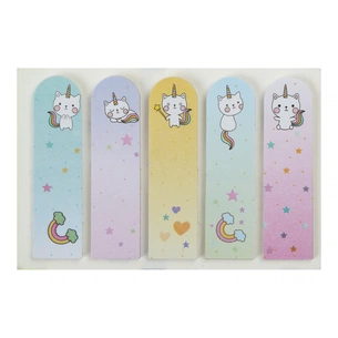 Стікер-закладка ZiBi паперові KIDS Line Catycorn 45x12 мм 5 x 20 аркушів (ZB.15106) зображення 1