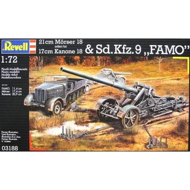Збірна модель Revell Тягач Famo+Artillery Gun+Heavy Gun 1:72 (3188) - изображение 1