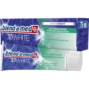 Зубна паста Blend-a-med 3D White Екстремальний м'ятний поцілунок 75 мл (8006540792162) изображение 1