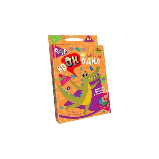 Настільна гра Danko Toys Дитячий крокодил, українська (CROC-01-01U) - зображення 1