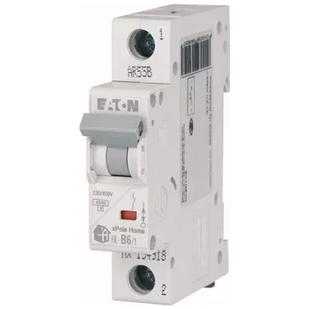 Автоматичний вимикач Eaton 1-п. С 6А HL 4.5кА - зображення 1