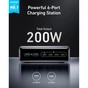 Зарядний пристрій Anker GaNPrime 200W 4xUSB-C PD + 2xUSB-A Black (A2683341) - зменшене зображення 4