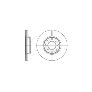 Гальмівний диск SHINOBI EBD04076 зображення 1