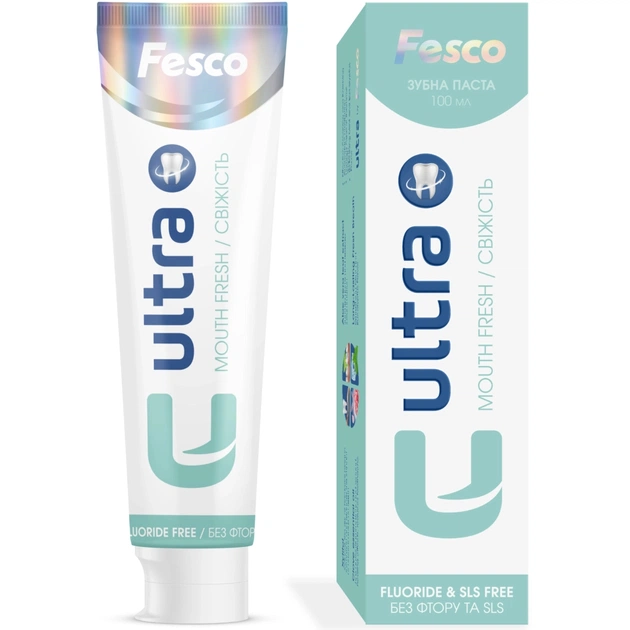 Зубна паста Fesco Ultra Mouth Fresh Свіжість 100 мл (4820204701987) - picture 2