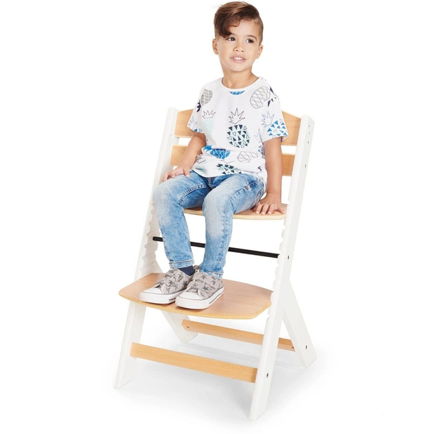Стілець для годування Kinderkraft Enock Gray Wood (5902533915095) - picture 7