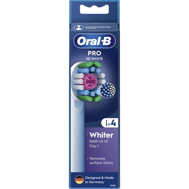 Насадка для зубної щітки Oral-B 3D White EB18pRX 4 шт (8006540847213) - зображення 9