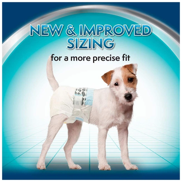 Підгузки для тварин Simple Solution Disposable Diapers Small для собак S 12 шт (0010279105832) - picture 6