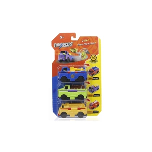 Машина TransRacers 2 в 1 Будівельний транспорт, 3 шт (6586370) зображення 1