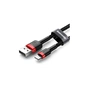 Дата кабель USB 2.0 AM to Lightning 2.0m 1.5A red-black Baseus (CALKLF-C19) - уменьшенное изображение 2