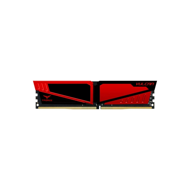Модуль пам'яті для комп'ютера DDR4 4GB 2400 MHz T-Force Vulcan Red Team (TLRED44G2400HC1401) - изображение 1
