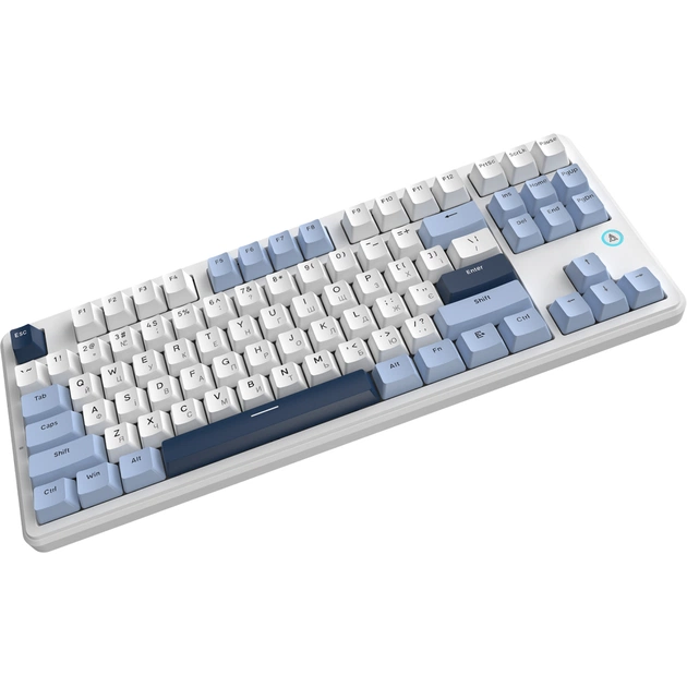 Клавиатура Ajazz AK870 V2 Flying Fish Switch USB UA White/Blue (AK870-V2-FF-BWB) - изображение 4