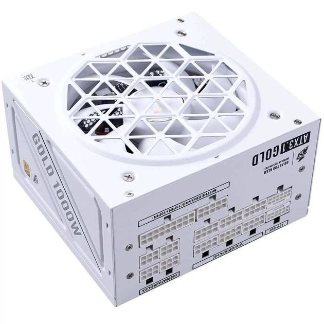 Блок питания 1stPlayer HA-1000BA4 1000W White (NGDP-GLD-1000-WH-EU) - изображение 1