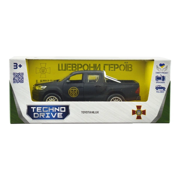 Машина TechnoDrive серії Шеврони Героїв - Toyota Hilux - Спартан (KM6118) - picture 6