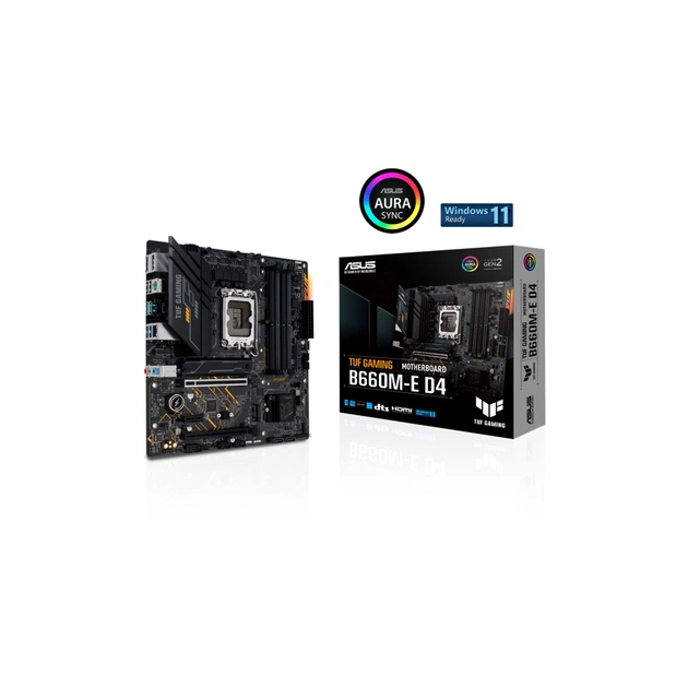 Материнська плата ASUS TUF GAMING B660M-E D4 - зображення 1