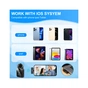 Мікрофон Puluz для iPhone/iPad 8-контактний приймач Black (PU645B) - зменшене зображення 7