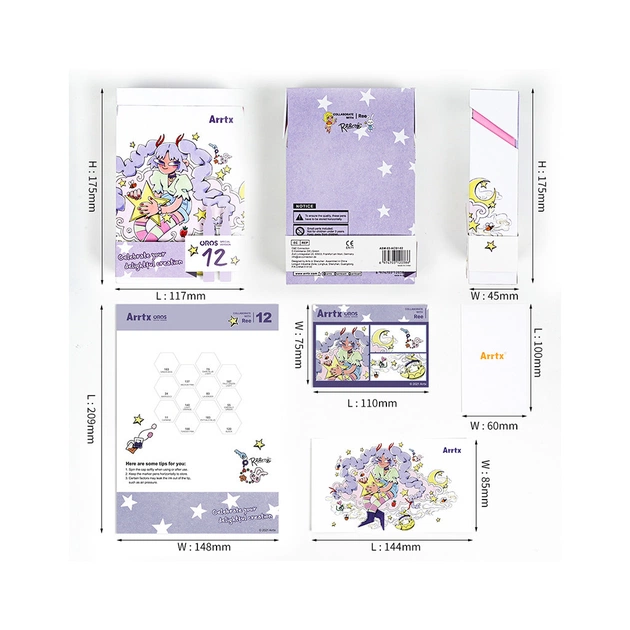 Художній маркер Arrtx спиртові Oros ASM-03-ACS1-02 12 кольорів (LC302789) - picture 11