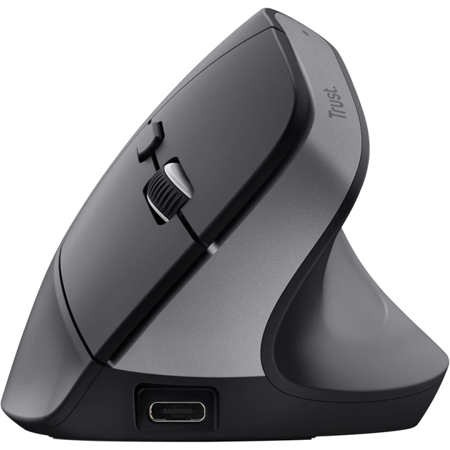 Мишка Trust Bayo+ Ergonomic Wireless/Bluetooth Black (25146) - зображення 1