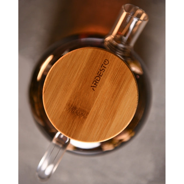 Заварник Ardesto Gemini боросилікатне скло бамбук прозорий 1000мл (AR3010GBM) - picture 6