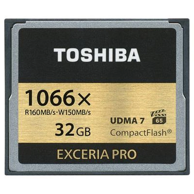 Карта пам'яті Toshiba 32GB Compact Flash 1000X (CF-032GSG(BL8) - изображение 1
