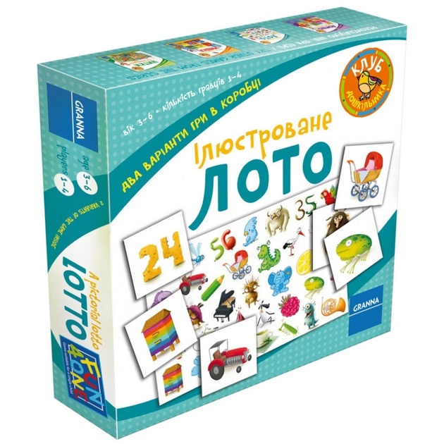 Настольная игра Granna Иллюстрированное лото (82517) - изображение 1