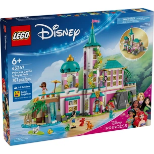 Конструктор LEGO Disney Замок принцеси та королівські улюбленці (43267) зображення 1